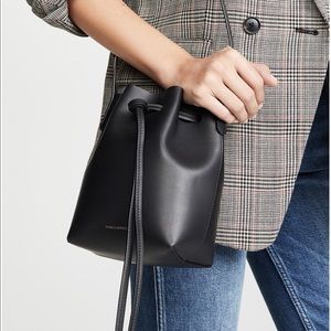 Mansur Gavriel mini mini bucket bag black